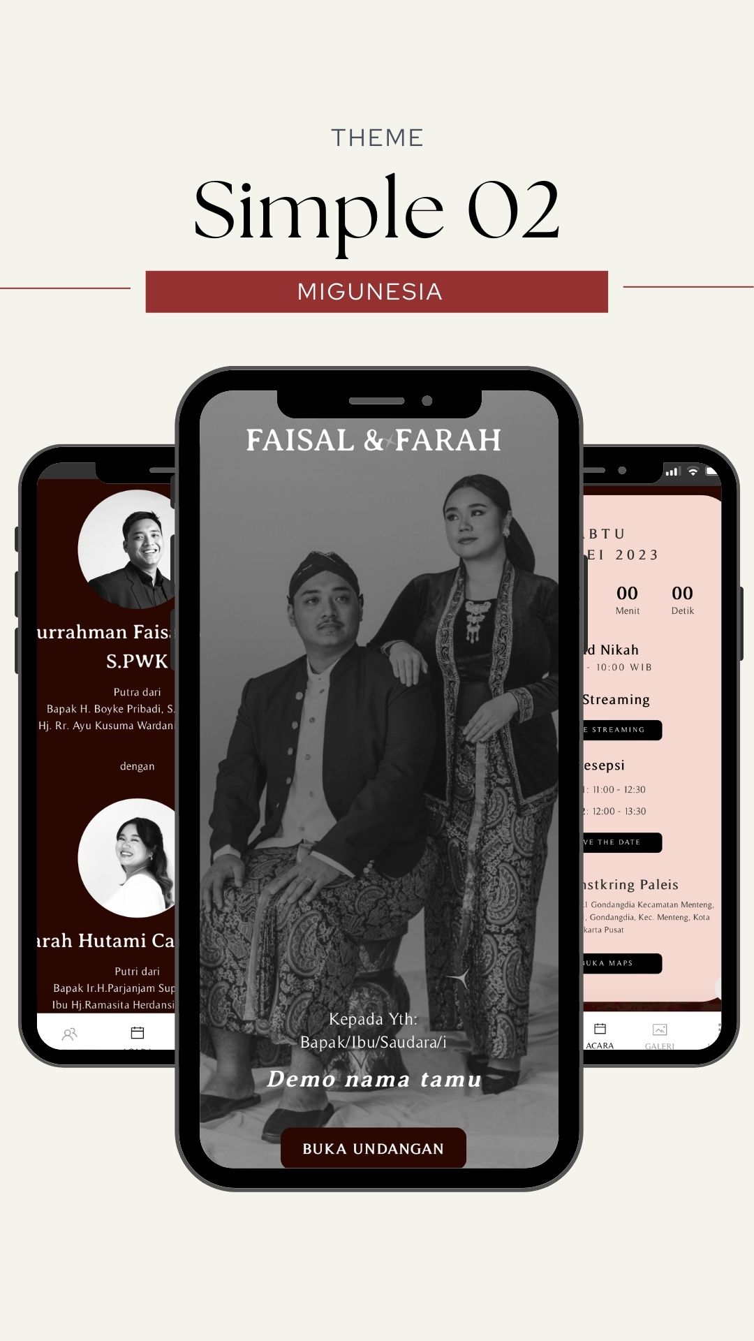 Thema - Simple 02 (Maroon)