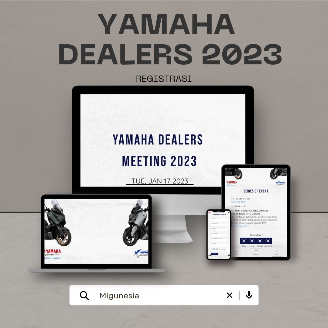Registrasi Yamaha Dealers 2023